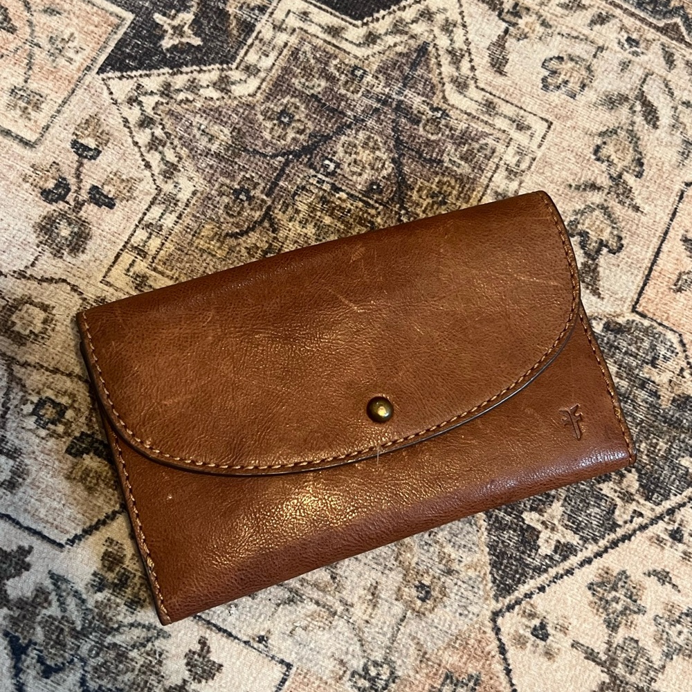 FRYE AND CO. Brown Leather Wallet